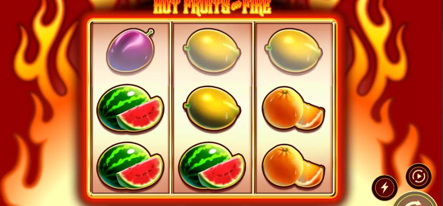 Få heta vinster i Hot Fruits on Fire slot