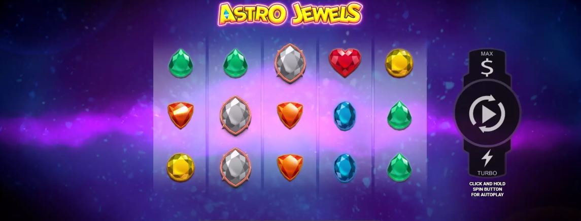 Spela Astro Jewels och matcha färgglada ädelstenar